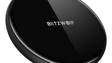 BlitzWolf  Wireless Charger and Charging Pad 5w for All Qi-Enable Devices