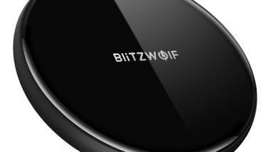BlitzWolf  Wireless Charger and Charging Pad 5w for All Qi-Enable Devices