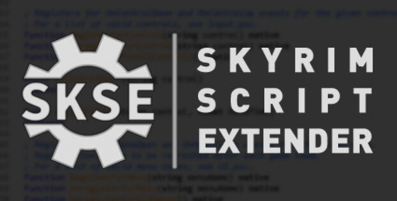 Skyrim Script Extender- SKSE Mods