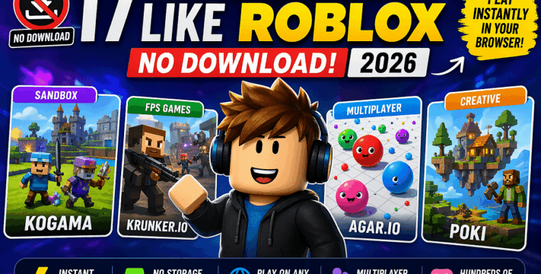 17 Best Free Online Games Like Roblox (No Download) – 2026